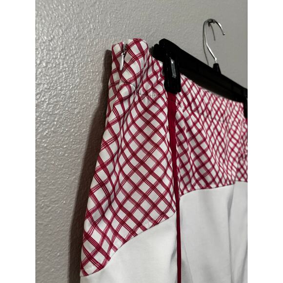 LADY HAGEN Pink and White Golf Skort Size 12 - Picture 3 of 8